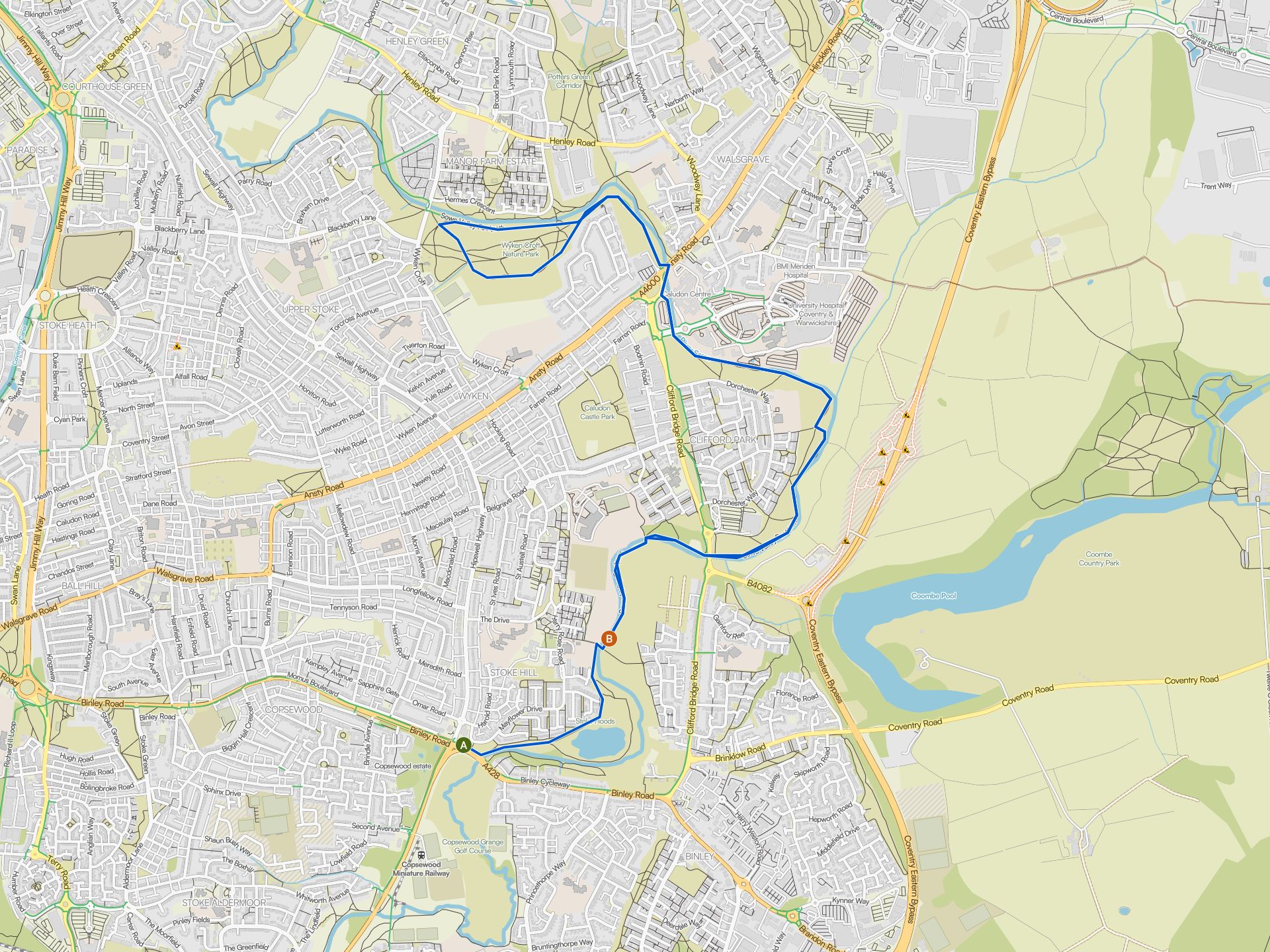The best walks and hikes around Coventry | Komoot